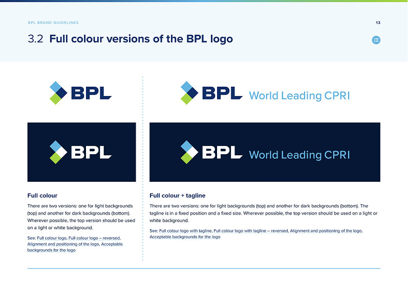 bpl featured brand guidelines
