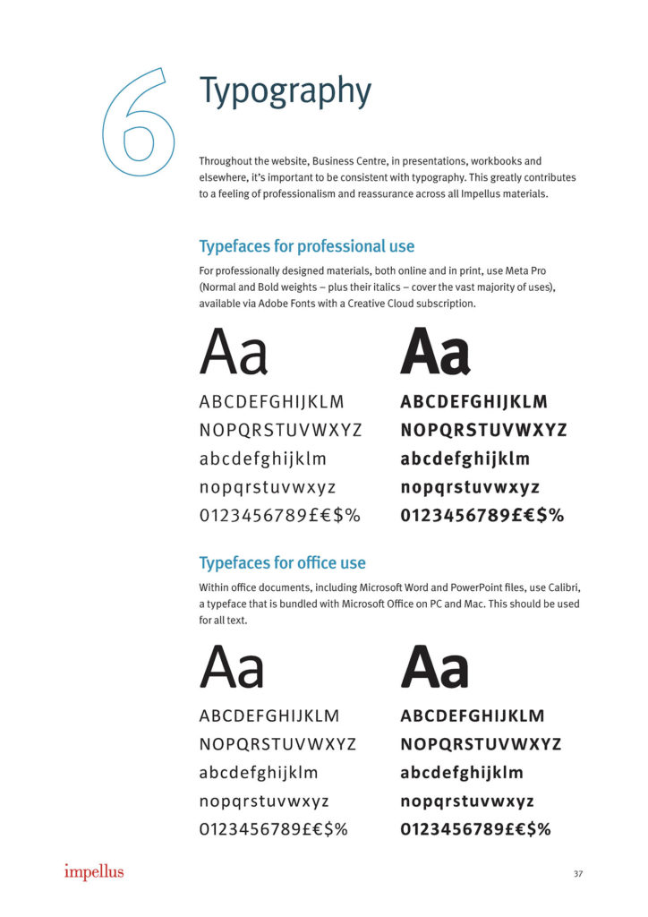 impellus logo branding typography featured