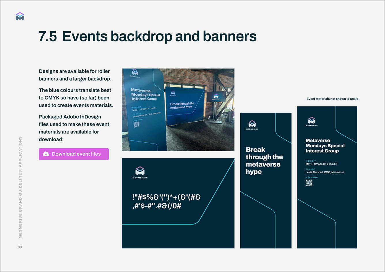 mesmerise events banner