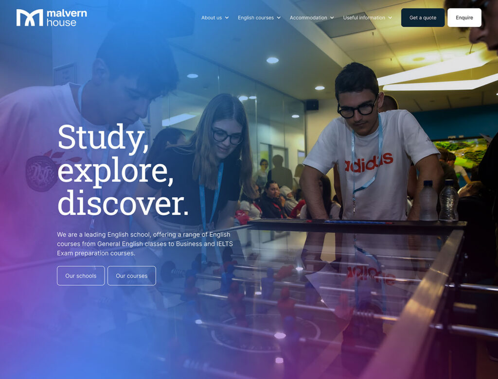 malvern house home screen
