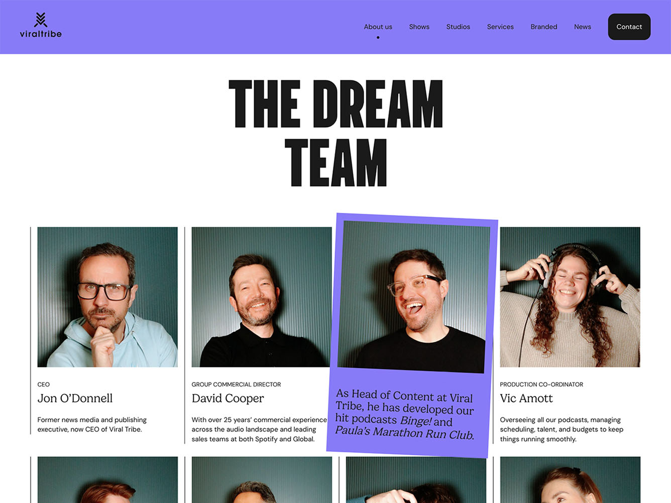 viral tribe podcast production screen 6
