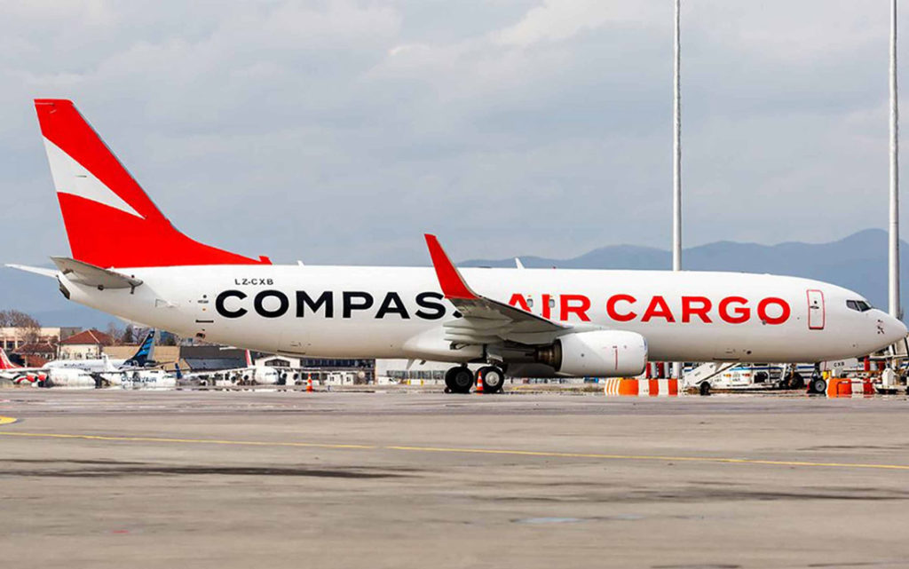 Compass air cargo airline branding livery